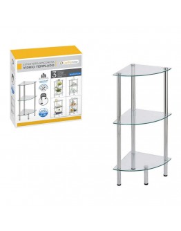 Corner Shelves Confortime Glass (29,5 x 72,5 cm)