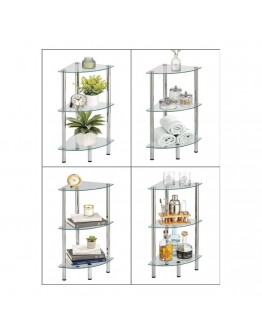 Corner Shelves Confortime Glass (29,5 x 72,5 cm)