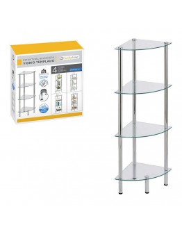 Corner Shelves Confortime Glass 4 levels (29 x 103 cm)