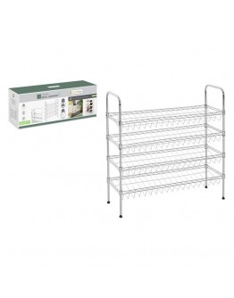 Shoe Rack Confortime Chromed (75 x 25 x 85 cm)