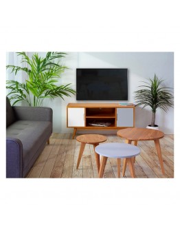 TV furniture Aarhus Mindi wood (120 x 40 x 58 cm)