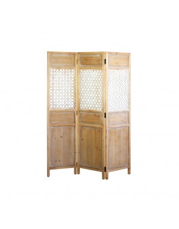 Folding screen Boston Fir wood (130 x 7 x 180 cm)