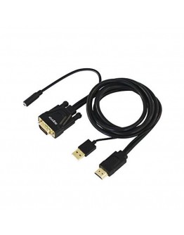 HDMI to VGA Adapter approx! APPC22 3,5 mm USB 60 Hz