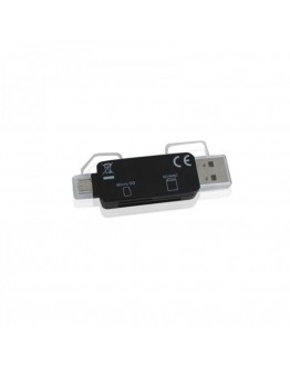 Card Reader approx! FLTLFL0083 APPC33 Micro SD/SD/MMC Micro USB 480 Mbps 32 GB Black