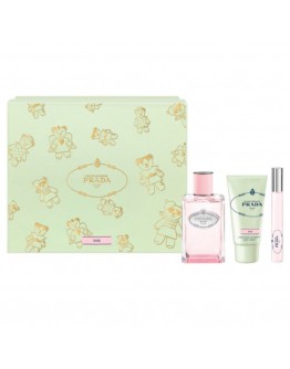 Women's Perfume Set Infusion Rose Prada EDP (3 pcs)