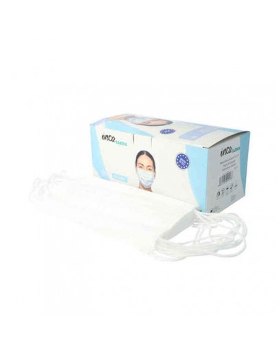 Disposable Surgical Mask Farma IIR Inca White Adults (50 uds)