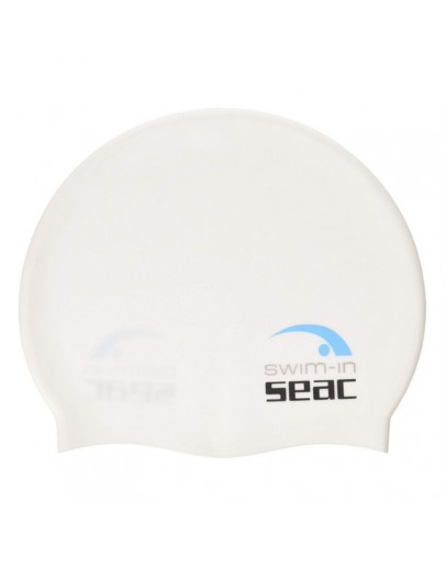 Swimming Cap SWIM IN SEAC Softee 7801568 White