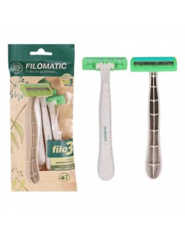 Manual shaving razor Bio Triple (4 pcs)