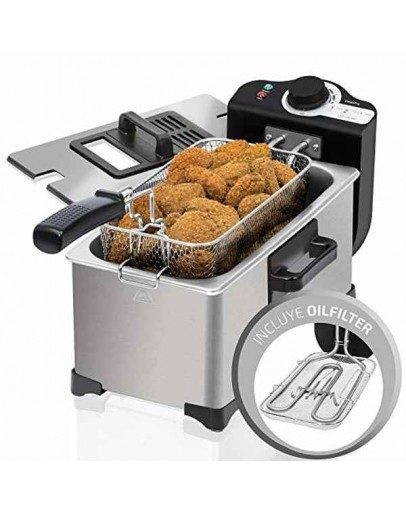 Deep-fat Fryer Cecotec CleanFry Stainless steel 2000 W (3L) (Refurbished B)