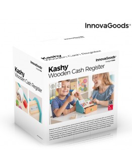 Wooden Cash Register with Accessories Kashy InnovaGoods