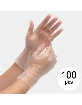 Disposable Vinyl Gloves GVI-02 Size L (Pack of 100)