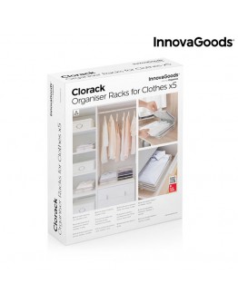 Set of Clothes Organiser Trays Clorack InnovaGoods (Pack of 5)