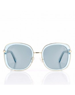 Sunglasses Glitter Valeria Mazza Design Turquoise (55 mm)
