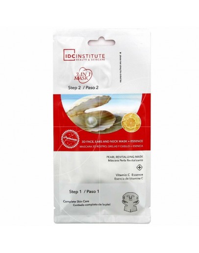 Facial Mask IDC Institute Pearl Revitalizing 3D 3-in-1