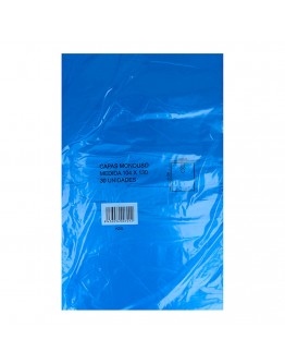 Hairdressing Cape (104 x 130 cm) Blue Disposable (30 uds)