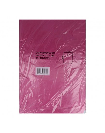 Hairdressing Cape (104 x 130 cm) Pink Disposable (30 uds)