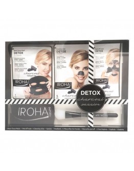 Women's Cosmetics Set Detox Charcoal Black Passion Iroha (7 pcs)