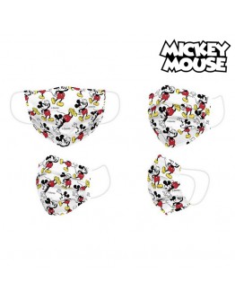 Hygienic Face Mask Mickey Mouse + 11 Years White