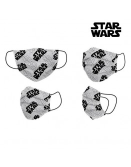 Hygienic Face Mask Star Wars Children's Grey