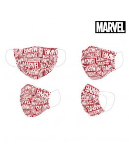 Hygienic Face Mask Marvel Children's Red