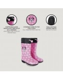 Children's Water Boots Minnie Mouse Pink