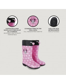 Children's Water Boots Minnie Mouse Pink