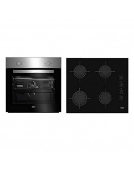 Oven and Countertop Set BEKO BSE21031CXD 66 L (4 Stoves)