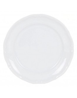 Flat plate Maria Porcelain White (ø 23,5 x 2,5 cm)