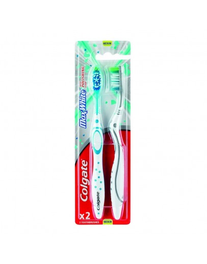 Toothbrush Colgate Max White (2 uds)