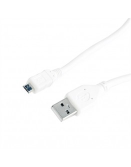 USB 2.0 A to Micro USB B Cable GEMBIRD CCP-mUSB2-AMBM-W-0.5 (0,5 m) White