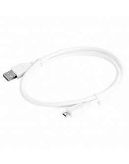 USB 2.0 A to Micro USB B Cable GEMBIRD CCP-mUSB2-AMBM-W-0.5 (0,5 m) White