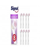 Spare for Electric Toothbrush Signal Double Action (8 pcs) (Refurbished A+)