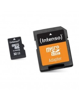 Micro SD Memory Card with Adaptor INTENSO 3413480 32 GB Class 10