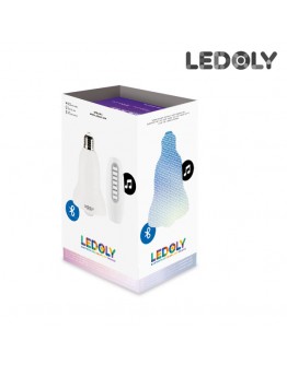 Ledoly C1000 Multicoloured Bluetooth LED Bulb with Speaker