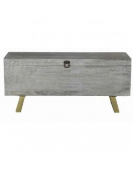 Chest DKD Home Decor Wood Metal (116 x 40 x 50 cm)