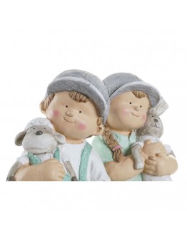 Decorative Figure DKD Home Decor Fibreglass Boys (2 pcs) (20 x 18 x 48 cm)