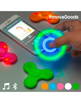 InnovaGoods LED Spinner with Speaker and Bluetooth