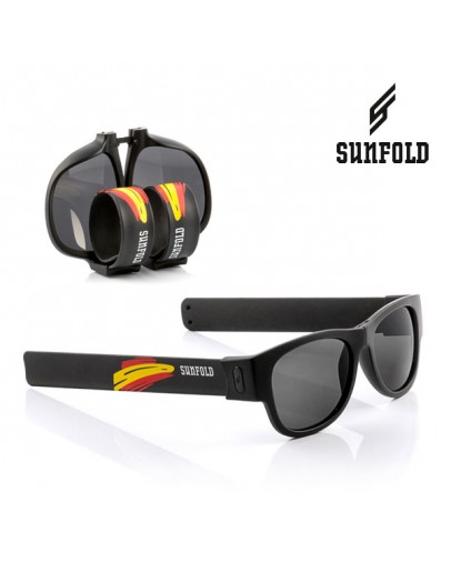 Roll-up sunglasses Sunfold Mundial Spain Black (Refurbished A+)