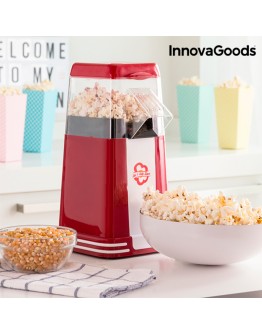 InnovaGoods Hot & Salty Times Hot Air Popcorn Maker 1200W Red