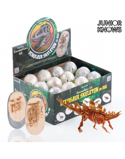 Excavation Game Egg with Skeleton Dino Junior Knows