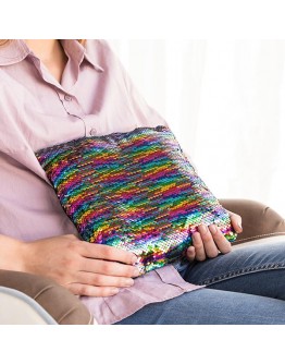 Rainbow Magic Sequin Cushion