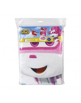 Pink Super Wings Beach Towel