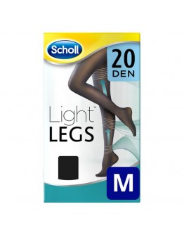 Dr Scholl Black 20 Den Light Compression Tights - M