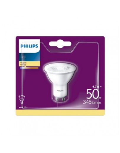 Dichroic LED Light Bulb Philips GU10 A+ 4,6W