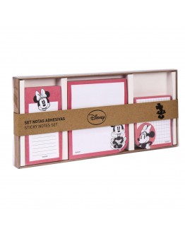 Set of Sticky Notes Minnie Mouse (3 pcs) Pink