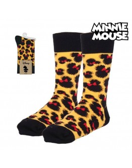 Socks Minnie Mouse Black (One size) Ocre