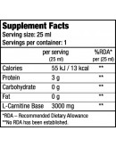 Concentrated L-Carnitine Liquid BIOTECH USA L-Carnitine 3000/20 Ampoules