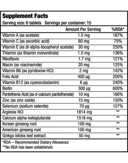 Men's Nutritional Supplement BIOTECH USA Men's ArginMax 90 Tabs.