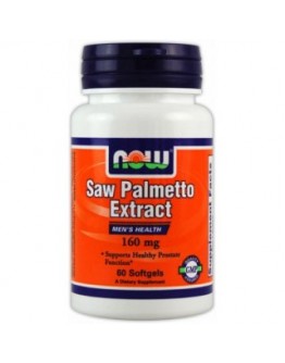 NOW Saw Palmetto /Double Strength/ 160mg. / 60 Softgels