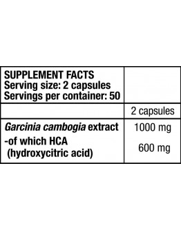 Nutritional supplement - Body weight regulator BIOTECH USA HCA / 100 Caps.